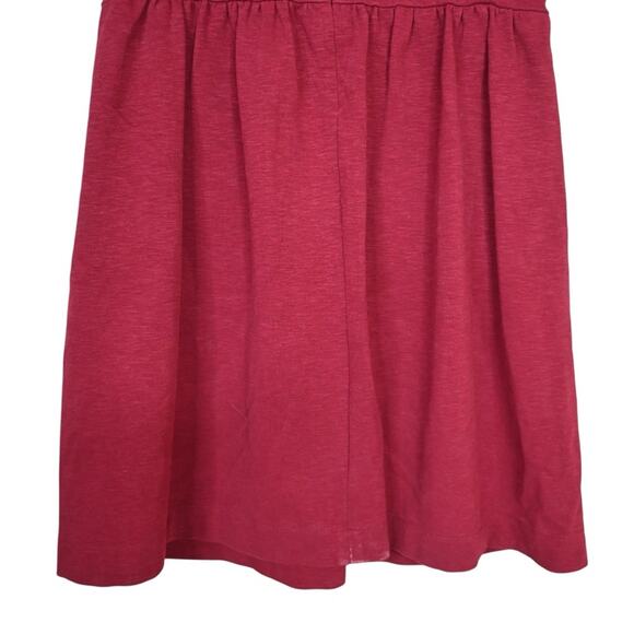 J. Crew Factory Womens M Daybreak Dress with Pockets in Burgundy - Picture 7 of 10
